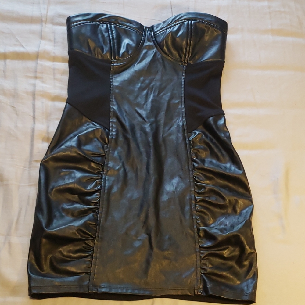 Leather Minidress